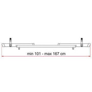 Fiamma Telescopic Rail Quick C Black for Carry Bike Rack Extra Rail Bicycle Fiamma - Bars 4 Cars