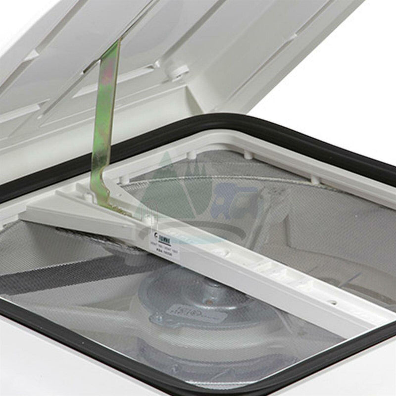 Fiamma Turbo Roof Vent Standard Crystal Motorised Fan 400 x 400 Motorhome Caravan 03624F02D Fiamma - Dynamic Drive