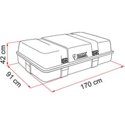 Fiamma Ultra Box 3 Top Mount Storage Box Motorhome Storage Box Fiamma - Dynamic Drive