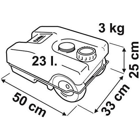 FIAMMA WASTE WATER ROLL TANK 23L motorhome, campervan, caravan 02428A01- Fiamma - Dynamic Drive