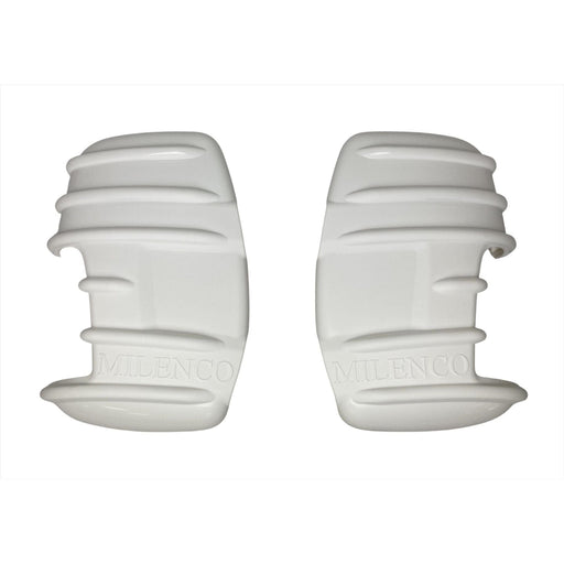 For Ford Transit Mark 8 Mirror Protectors White Pair - Twin Arm Model Only Milenco Milenco - Dynamic Drive