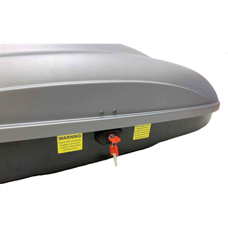 G3 Krono Car Roof Box 400L Carrier Travel Storage Luggage Holder Grey G3 - Dynamic Drive