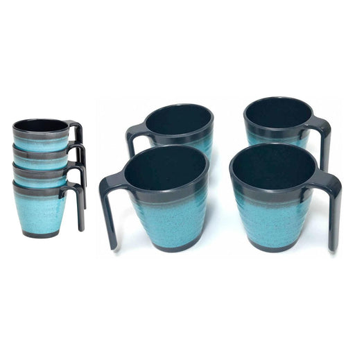 Granite 4x Stacking Mug Set Flamefield - Dynamic Drive