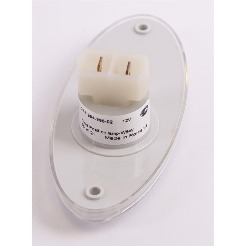 Hella Clear White Oval Front Marker Light Hella - Dynamic Drive