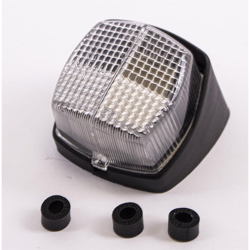 Hella White Clear Front Marker Position Lamp Light 2Pf004081107 With Angled Base Hella - Dynamic Drive
