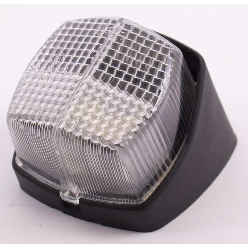 Hella White Clear Front Marker Position Lamp Light 2Pf004081107 With Angled Base Hella - Dynamic Drive