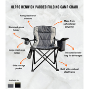 Olpro Henwick Chair Grey & Black Olpro - Dynamic Drive