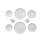 Vango Opal 16 Piece Dining Set 16 Pcs White Vango - Dynamic Drive