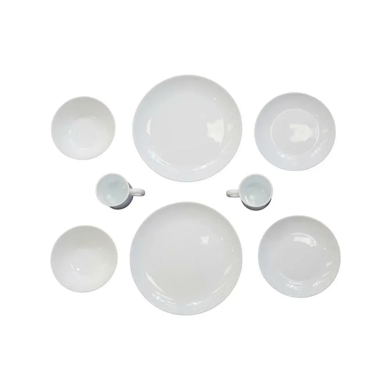 Vango Opal 16 Piece Dining Set 16 Pcs White Vango - Dynamic Drive