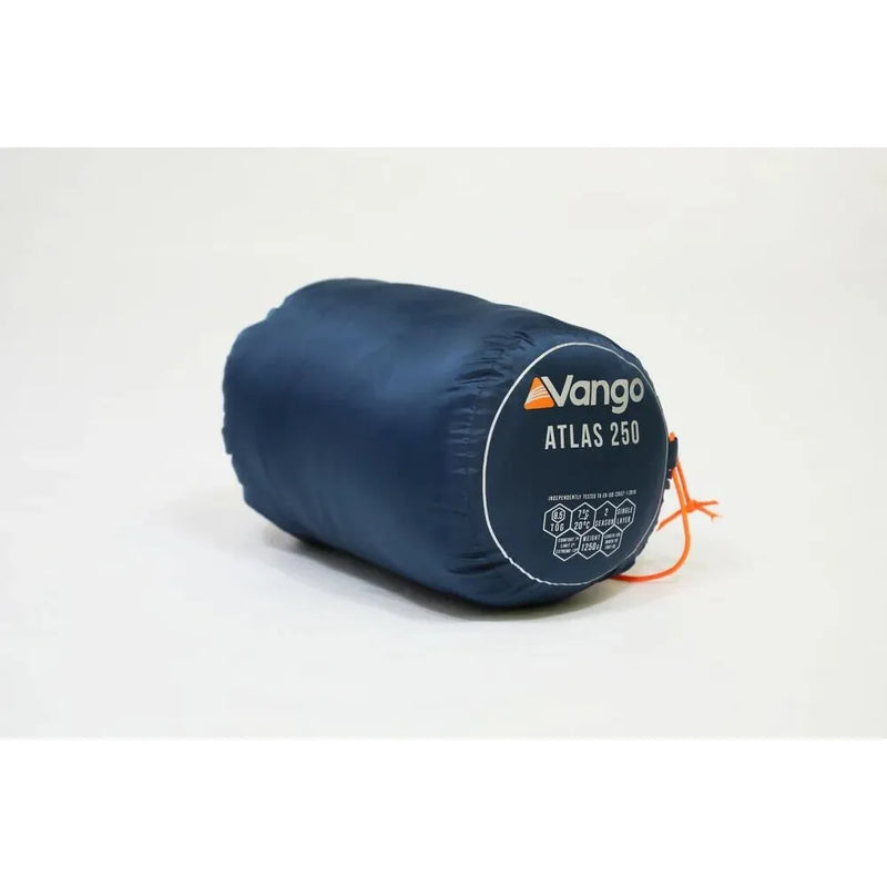 Vango Atlas 250 Ink Blue Sleeping Bag Single Vango - Dynamic Drive