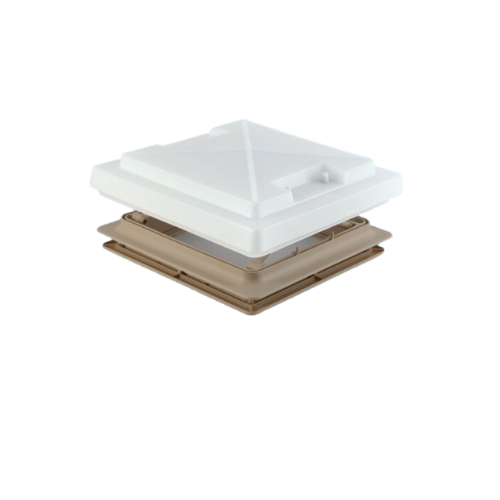Roof Vent Sky Light Caravan Motorhome 280 x 280mm Flynet Beige MPK Rooflight MPK - Dynamic Drive