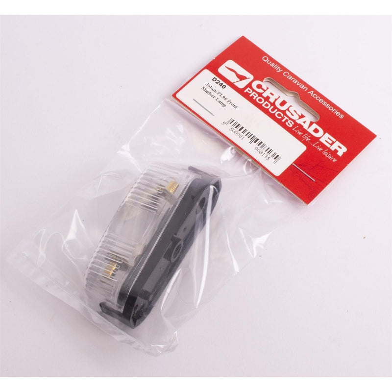 Jokon PL96 White Clear Front Marker Lamp Light with Bulb 2 Pack Jokon - Dynamic Drive