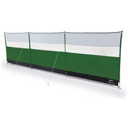 Kampa 4 Steel Poled 5m Camping Windbreak with Clear Viewing Panels - Fern Green Kampa - Dynamic Drive