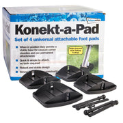 Konekt-a-Pad Jack Pads Attachable Caravan Corner Foot Leg Stable Support 4 Pack Leisurewize - Dynamic Drive