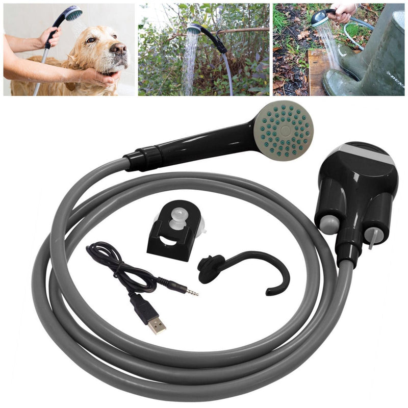 Leisure 2200mAh Rechargeable Portable Camping Outdoor Handheld Water Wash Shower Leisurewize - Dynamic Drive