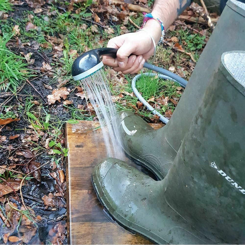 Leisure 2200mAh Rechargeable Portable Camping Outdoor Handheld Water Wash Shower Leisurewize - Dynamic Drive