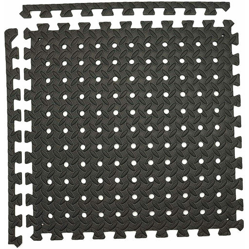 Leisure Black Padded Eva Foam Floor Mat Tiles for Awnings Tents Gyms & Marquees Leisurewize - Dynamic Drive