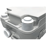 Leisurewize 10L Camping Lightweight Flushing Toilet - GREY Leisurewize - Dynamic Drive