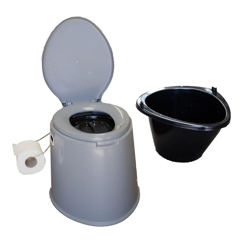 Leisurewize Camping Toilet Lightweight and Portable with Seat Festivals Outdoor Caravan - 5L Leisurewize - Dynamic Drive