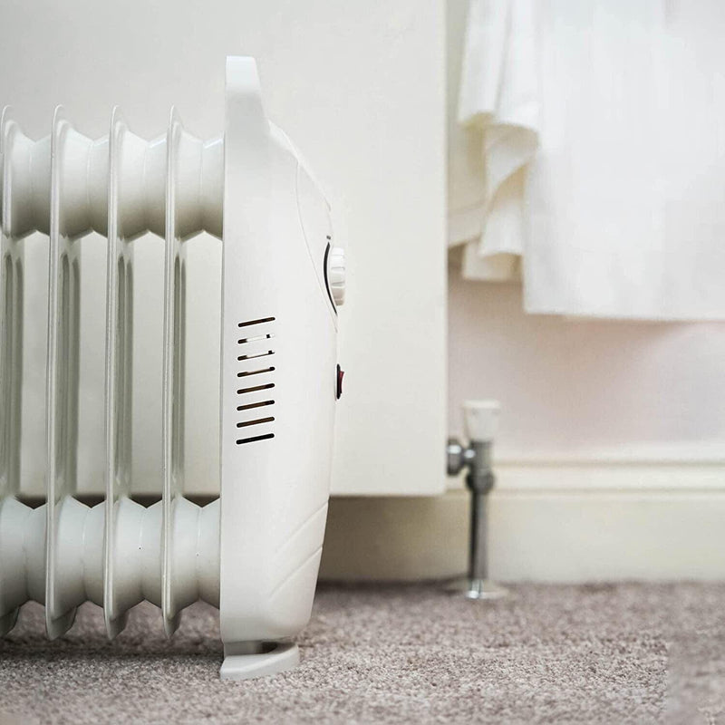 Leisurewize Oil Filled Radiator 700W White Home Conservatory Caravan Motorhome Leisurewize - Dynamic Drive