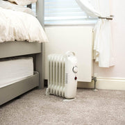 Leisurewize Oil Filled Radiator 700W White Home Conservatory Caravan Motorhome Leisurewize - Dynamic Drive