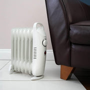 Leisurewize Oil Filled Radiator 700W White Home Conservatory Caravan Motorhome Leisurewize - Dynamic Drive