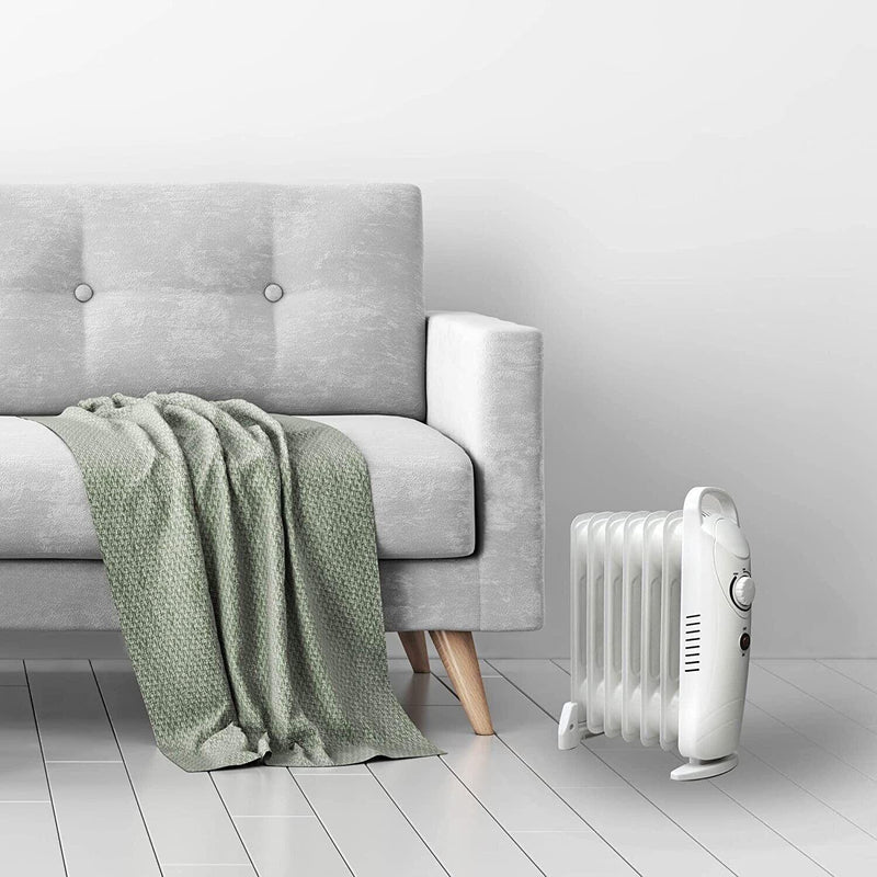 Leisurewize Oil Filled Radiator 700W White Home Conservatory Caravan Motorhome Leisurewize - Dynamic Drive