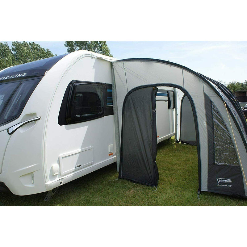 Leisurewize Ontario Ultimate Caravan Poled Porch Awning 390cm Blue 2022 Leisurewize - Dynamic Drive
