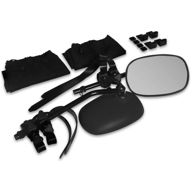 Leisurewize Rock Steady Caravan Towing Mirrors Twin pack Flat & Convex LWACC34 Leisurewize - Dynamic Drive
