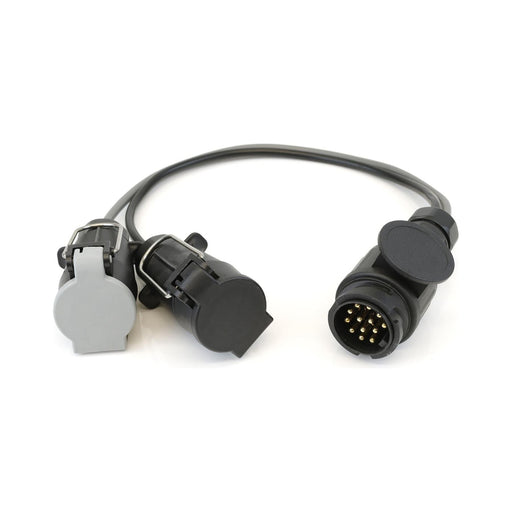 Leisurewize Twin Electric Car to Caravan Adaptor 7-Pin to 13-Pin LW653 Leisurewize - Dynamic Drive