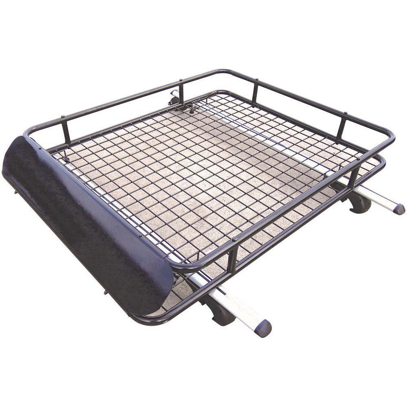 Leisurewize Universal Heavy Duty Steel Aerodynamic Roof Rack Bar Tray Carrier Streetwize - Dynamic Drive
