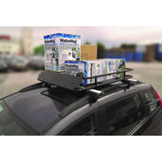 Leisurewize Universal Heavy Duty Steel Aerodynamic Roof Rack Bar Tray Carrier Streetwize - Dynamic Drive