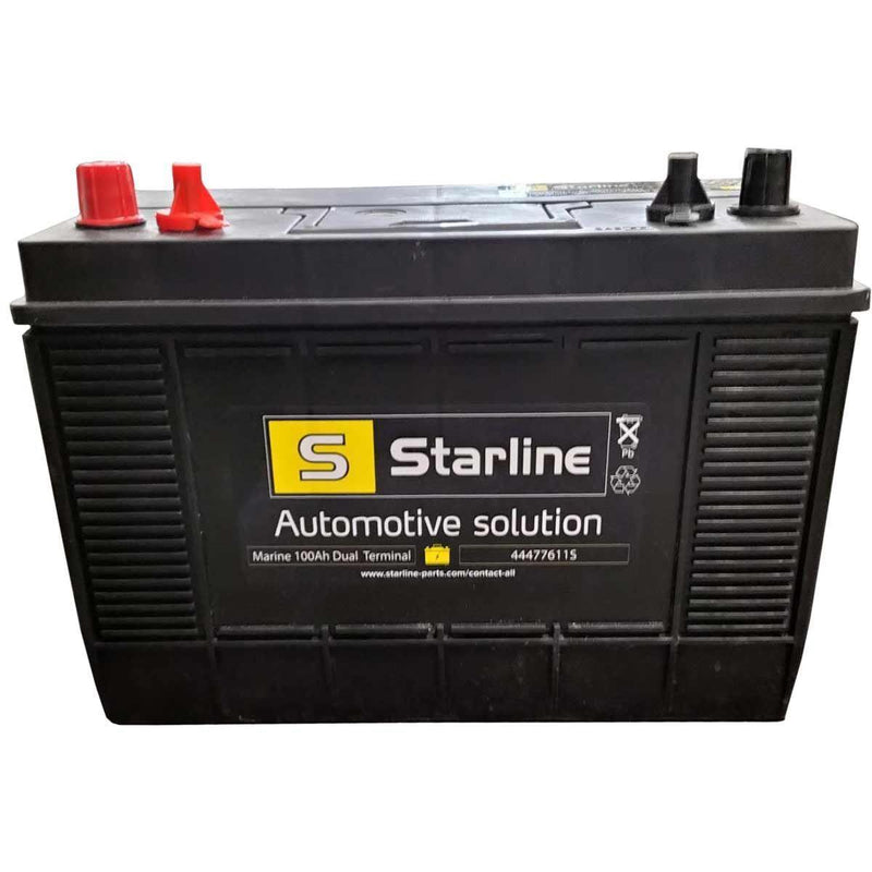 Lion 12V 100AH Leisure Battery 2 Year Warranty 444776101 Caravan Campervan (DC31MF) Starline - Dynamic Drive