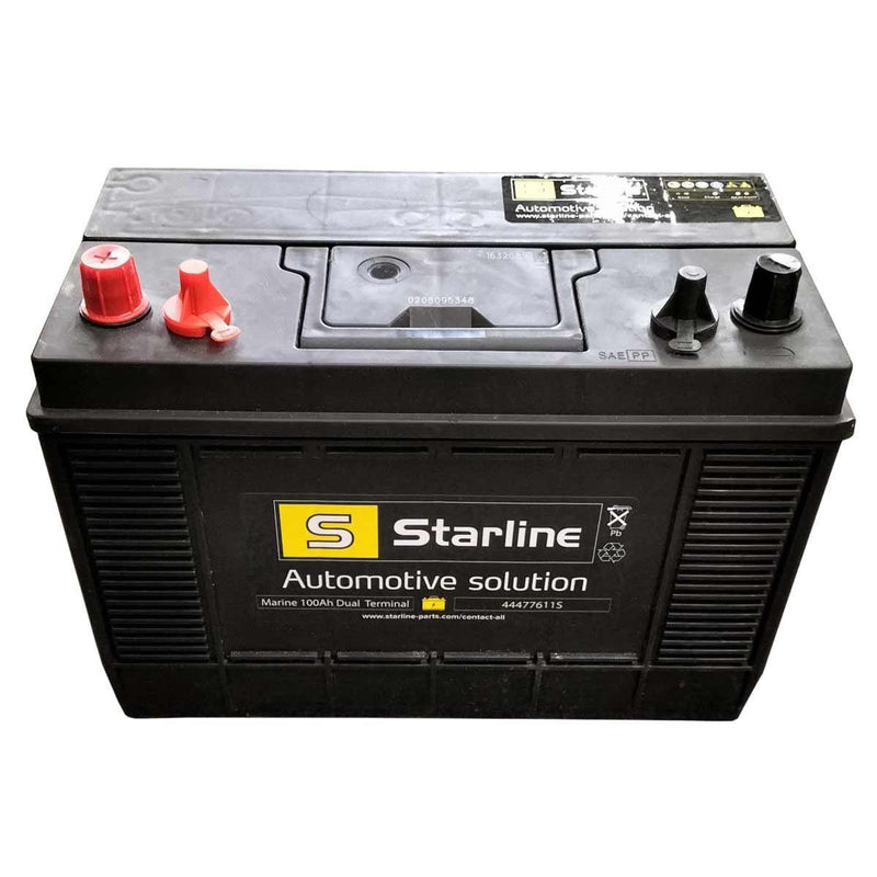 Lion 12V 100AH Leisure Battery 2 Year Warranty 444776101 Caravan Campervan (DC31MF) Starline - Dynamic Drive