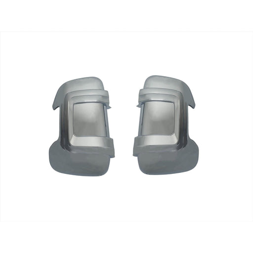 Long Arm Chrome Mirror Covers for Fiat Ducato, Peugeot Boxer, Citroen Relay Van/Motorhome (2007+) Milenco - Dynamic Drive