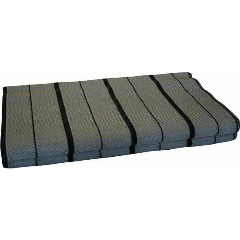 Luxury Awning Carpet 2.5 x 3.5m Moroccan Style Padded Ground Sheet H/D Grey PLS PLS - Dynamic Drive