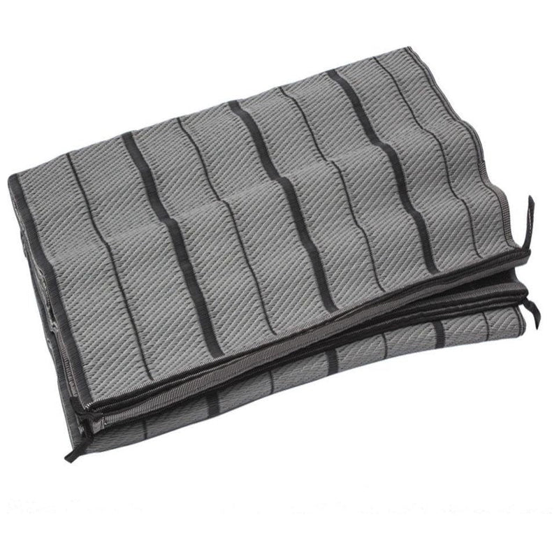 Luxury Awning Carpet 2.5 x 6.0m Moroccan Style Padded Ground Sheet H/D Grey PLS PLS - Dynamic Drive