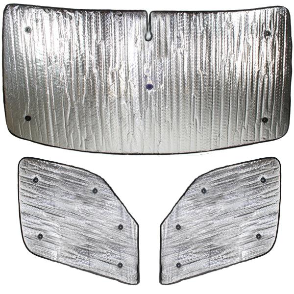 Luxury Thermal Blind Set fits Mercedes Sprinter 06-19 With Mirror Cut 3pc Leisurewize - Dynamic Drive