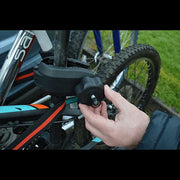 M-Way Towball Mounted Car Rear Tow Bar Cycle Holder 2 Bike Carriers with Electrics Maypole - Dynamic Drive