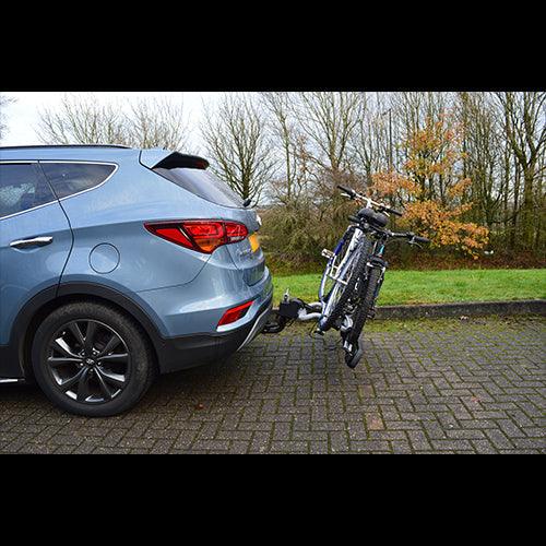 M-Way Towball Mounted Car Rear Tow Bar Cycle Holder 2 Bike Carriers with Electrics Maypole - Dynamic Drive