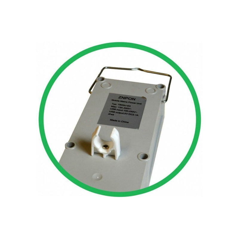 Maypole 15M MP3766 Triple Mains Hookup Mobile Power Unit 230V 13A With USB Ports Maypole - Dynamic Drive