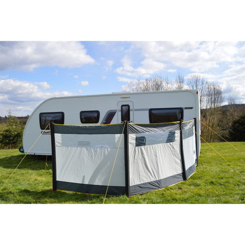 Maypole 3 Panel Inflatable Camping Windbreak with Windows L480cm x H140cm Maypole - Dynamic Drive