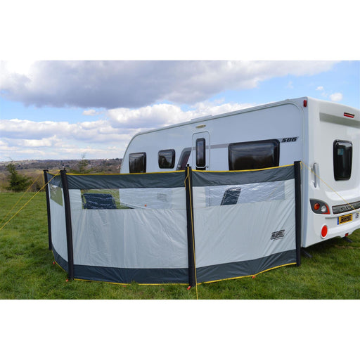 Maypole 3 Panel Inflatable Camping Windbreak with Windows L480cm x H140cm Maypole - Dynamic Drive