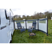 Maypole 3 Panel Inflatable Camping Windbreak with Windows L480cm x H140cm Maypole - Dynamic Drive