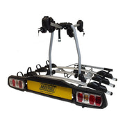 Maypole 4 Bike Carrier Towbar Towball Rear Cycle Rack BC3024 with Lights Maypole - Dynamic Drive