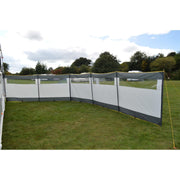 Maypole 5 Panel Steel Poled PVC Windbreak 800cm Maypole - Dynamic Drive