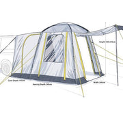 Maypole Broadway Poled Tailgate Awning for Campervan Maypole - Dynamic Drive