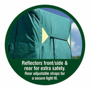 Maypole Green Caravan Cover Full 4-Ply Premium Breathable + Hitch Cover All Sizes Maypole - Dynamic Drive