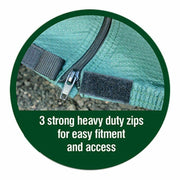 Maypole Green Caravan Cover Full 4-Ply Premium Breathable + Hitch Cover All Sizes Maypole - Dynamic Drive