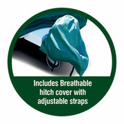 Maypole Green Caravan Cover Full 4-Ply Premium Breathable + Hitch Cover All Sizes Maypole - Dynamic Drive